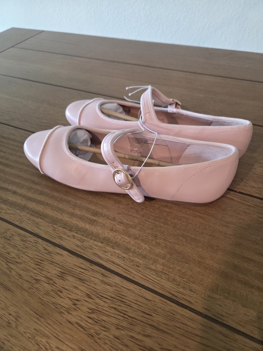 Pink Mary Jane Ballet Flats